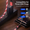 2.4A USB to Micro USB 540 Degree Bendable Streamer Magnetic Data Cable, Cable Length: 1m (Colour)
