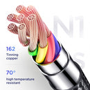 JOYROOM S-1530N1 N1 Series 1.5m 3A USB to USB-C / Type-C Data Sync Charge Cable (Black)