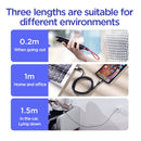 JOYROOM S-1530N1 N1 Series 1.5 3A USB to Micro USB Data Sync Charge Cable (Black)