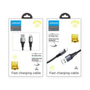 JOYROOM S-1530N1 N1 Series 1.5 3A USB to Micro USB Data Sync Charge Cable (Black)