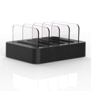 45W PD USB-C / Type-C + 18W PD USB-C / Type-C + 18W QC 3.0 USB + USB Ports Smart Charger with Detachable Bezel, UK Plug