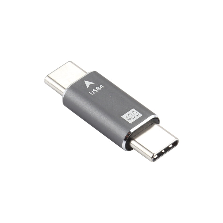 USB-C / Type-C 4.0 Male to Male Plug Converter 40Gbps Data Sync Adapter