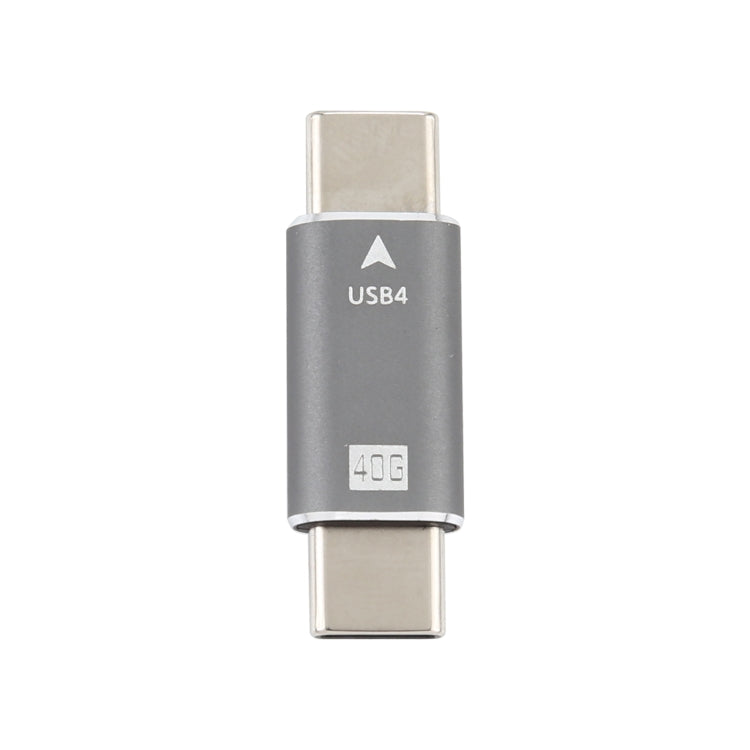 USB-C / Type-C 4.0 Male to Male Plug Converter 40Gbps Data Sync Adapter