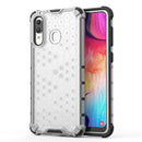 Shockproof Honeycomb PC + TPU Case for Galaxy A30 (Grey)