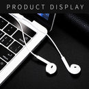 JOYROOM JR-EP1 1.2m 3.5mm Plug Wire Control In-Ear Earphone(White)