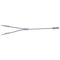 YH192 2 in 1 3.5mm Female to Microphone + Audio Male Braided Audio Cable, Length: 22cm (Grey)