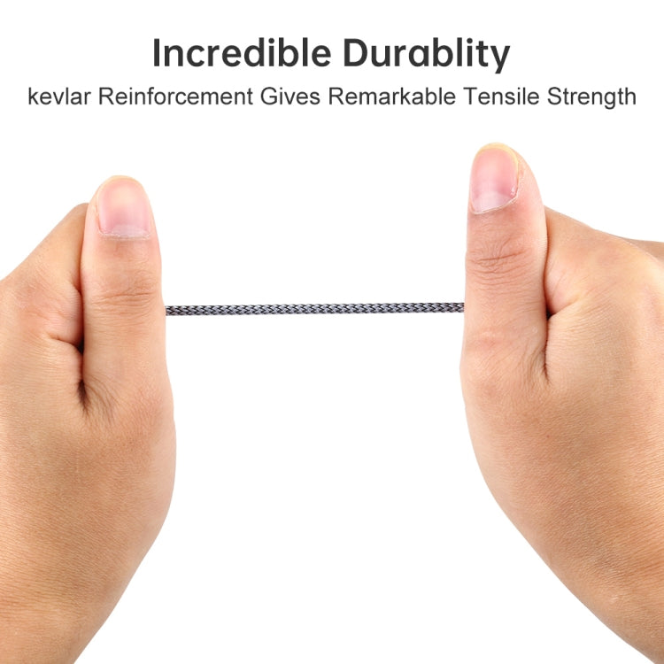 YH192 2 in 1 3.5mm Female to Microphone + Audio Male Braided Audio Cable, Length: 22cm (Grey)
