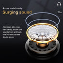 USAMS US-SJ482 EP-43 Wired In Ear USB-C / Type-C Interface Metal Digital HiFi Noise Reduction Earphones with Mic & Digital Chip, Length: 1.2m(Gradient Green)