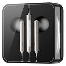 Original Honor AM116 3.5mm Plug Wired Wire-control Semi-in-ear Earphone (White)