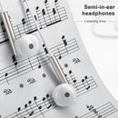 Original Honor AM116 3.5mm Plug Wired Wire-control Semi-in-ear Earphone (White)