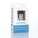 HAMTOD H11 Wired In Ear USB-C / Type-C OCNS AI Base Noise Cancelling Earphones with Line Control & Mic, Length: 1.2m(Black)