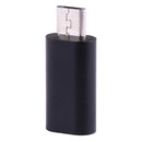 USB-C / Type-C Female to Micro USB Male Converter Adapter (Black)
