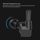 KZ ZS6 3.5mm Plug Hanging Ear Sports Design In-Ear Style Wire Control Earphone, Cable Length: 1.2m(Black)