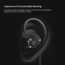 KZ ZS6 3.5mm Plug Hanging Ear Sports Design In-Ear Style Wire Control Earphone, Cable Length: 1.2m(Grey)