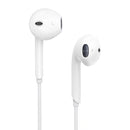 WK Y10 3.5mm Plug Wired Wire Control Earphone, Support Call & Wake Up Siri & Take Pictures, Cable Length: 1.2m(White)