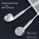 WK Y10 3.5mm Plug Wired Wire Control Earphone, Support Call & Wake Up Siri & Take Pictures, Cable Length: 1.2m(White)