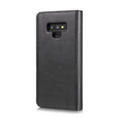 DG.MING Crazy Horse Texture Flip Detachable Magnetic Leather Case for Galaxy Note 9, with Holder & Card Slots & Wallet(Black)