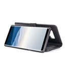 DG.MING Crazy Horse Texture Flip Detachable Magnetic Leather Case for Galaxy Note 9, with Holder & Card Slots & Wallet(Black)