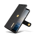 DG.MING Crazy Horse Texture Flip Detachable Magnetic Leather Case for Galaxy Note 9, with Holder & Card Slots & Wallet(Black)