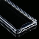 For Samsung Galaxy A41 Four-corner Shockproof Transparent TPU + PC Protective Case