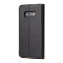 Dermis Texture PU Horizontal Flip Leather Case for Galaxy S10 E, with Holder & Card Slots & Wallet(Black)