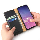 Dermis Texture PU Horizontal Flip Leather Case for Galaxy S10 E, with Holder & Card Slots & Wallet(Black)