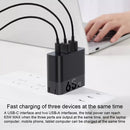 Original Xiaomi ZMI HA835 65W 3-Ports Quick Charge Version USB Charger, CN Plug (Black)