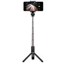 Huawei One-piece Retractable Wireless Bluetooth Selfie Stick with Magnetic Tripod, Mobile Phone Holder Expansion Size: 56-85mm (Black)