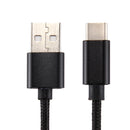Knit Texture USB to USB-C / Type-C Data Sync Charging Cable, Cable Length: 3m, 3A Total Output, 2A Transfer Data, For Galaxy S8 & S8 + / LG G6 / Huawei P10 & P10 Plus / Oneplus 5 / Xiaomi Mi6 & Max 2 /and other Smartphones(Black)
