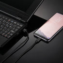 Knit Texture USB to USB-C / Type-C Data Sync Charging Cable, Cable Length: 3m, 3A Total Output, 2A Transfer Data, For Galaxy S8 & S8 + / LG G6 / Huawei P10 & P10 Plus / Oneplus 5 / Xiaomi Mi6 & Max 2 /and other Smartphones(Black)