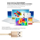 Knit Texture USB to USB-C / Type-C Data Sync Charging Cable, Cable Length: 3m, 3A Total Output, 2A Transfer Data, for Galaxy S8 & S8 + / LG G6 / Huawei P10 & P10 Plus / Oneplus 5 / Xiaomi Mi6 & Max 2 /and other Smartphones(Gold)