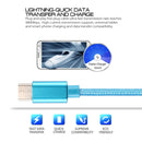 Knit Texture USB to USB-C / Type-C Data Sync Charging Cable, Cable Length: 3m, 3A Total Output, 2A Transfer Data, for Galaxy S8 & S8 + / LG G6 / Huawei P10 & P10 Plus / Oneplus 5 / Xiaomi Mi6 & Max 2 /and other Smartphones(Blue)