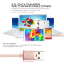 Knit Texture USB to USB-C / Type-C Data Sync Charging Cable, Cable Length: 3m, 3A Total Output, 2A Transfer Data, for Galaxy S8 & S8 + / LG G6 / Huawei P10 & P10 Plus / Oneplus 5 / Xiaomi Mi6 & Max 2 /and other Smartphones(Rose Gold)