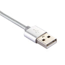 Knit Texture USB to USB-C / Type-C Data Sync Charging Cable, Cable Length: 3m, 3A Total Output, 2A Transfer Data, For Galaxy S8 & S8 + / LG G6 / Huawei P10 & P10 Plus / Oneplus 5 / Xiaomi Mi6 & Max 2 /and other Smartphones(Silver)