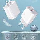 M117 2.4A Single USB Port Flash Charger Travel Charger, EU Plug