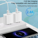 M117 2.4A Single USB Port Flash Charger Travel Charger, EU Plug