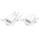 M117 2.4A Dual USB Port Flash Charger Travel Charger, EU Plug