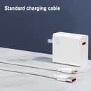 Original Xiaomi MDY-12-ES 67W USB Port Quick Charging Wall Charger + Type-C Cable, US Plug (White)
