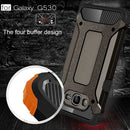 For Galaxy Grand Prime / G530 Tough Armor TPU + PC Combination Case(Coppery)