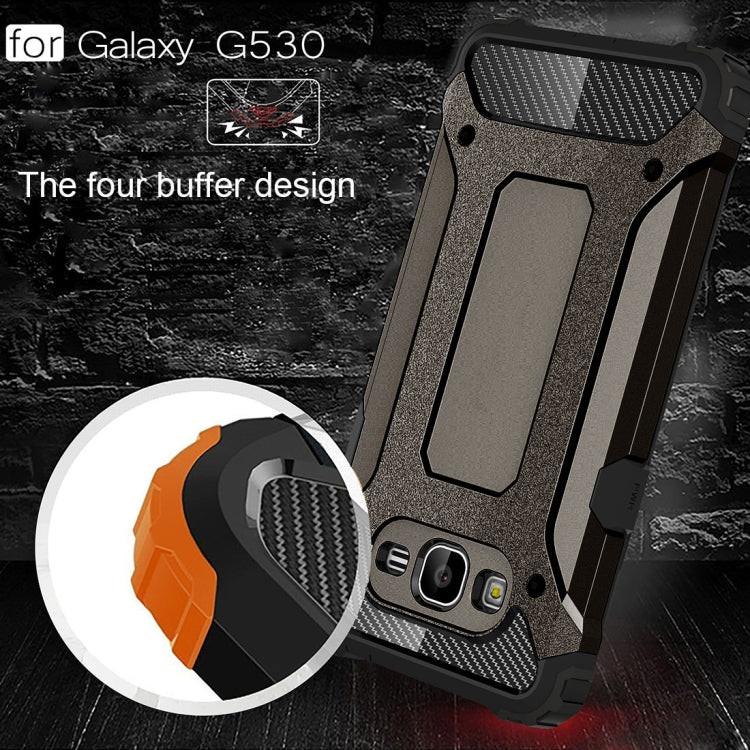 For Galaxy Grand Prime / G530 Tough Armor TPU + PC Combination Case(Coppery)