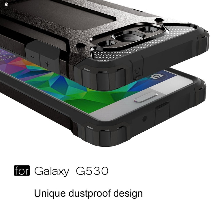 For Galaxy Grand Prime / G530 Tough Armor TPU + PC Combination Case(Coppery)