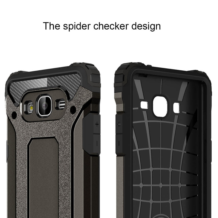 For Galaxy Grand Prime / G530 Tough Armor TPU + PC Combination Case(Coppery)