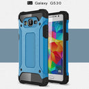 For Galaxy Grand Prime / G530 Tough Armor TPU + PC Combination Case(Blue)
