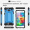 For Galaxy Grand Prime / G530 Tough Armor TPU + PC Combination Case(Blue)