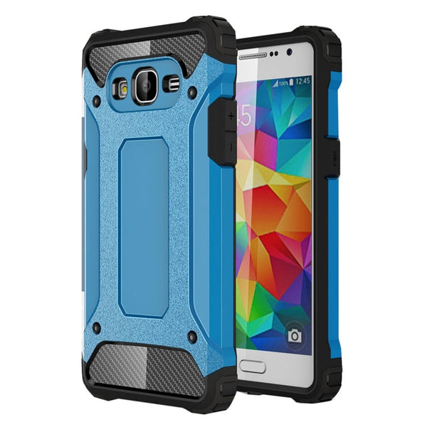 For Galaxy Grand Prime / G530 Tough Armor TPU + PC Combination Case(Blue)