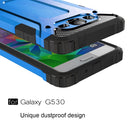 For Galaxy Grand Prime / G530 Tough Armor TPU + PC Combination Case(Blue)