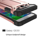 For Galaxy Grand Prime / G530 Tough Armor TPU + PC Combination Case(Rose Gold)
