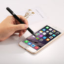 Universal 2 in 1 Multifunction Round Thin Tip Capacitive Touch Screen Stylus Pen, For iPhone, iPad, Samsung, and Other Capacitive Touch Screen Smartphones or Tablet PC(Black)