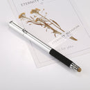 Universal 2 in 1 Multifunction Round Thin Tip Capacitive Touch Screen Stylus Pen, For iPhone, iPad, Samsung, and Other Capacitive Touch Screen Smartphones or Tablet PC(Silver)