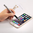 Universal 2 in 1 Multifunction Round Thin Tip Capacitive Touch Screen Stylus Pen, For iPhone, iPad, Samsung, and Other Capacitive Touch Screen Smartphones or Tablet PC(Silver)